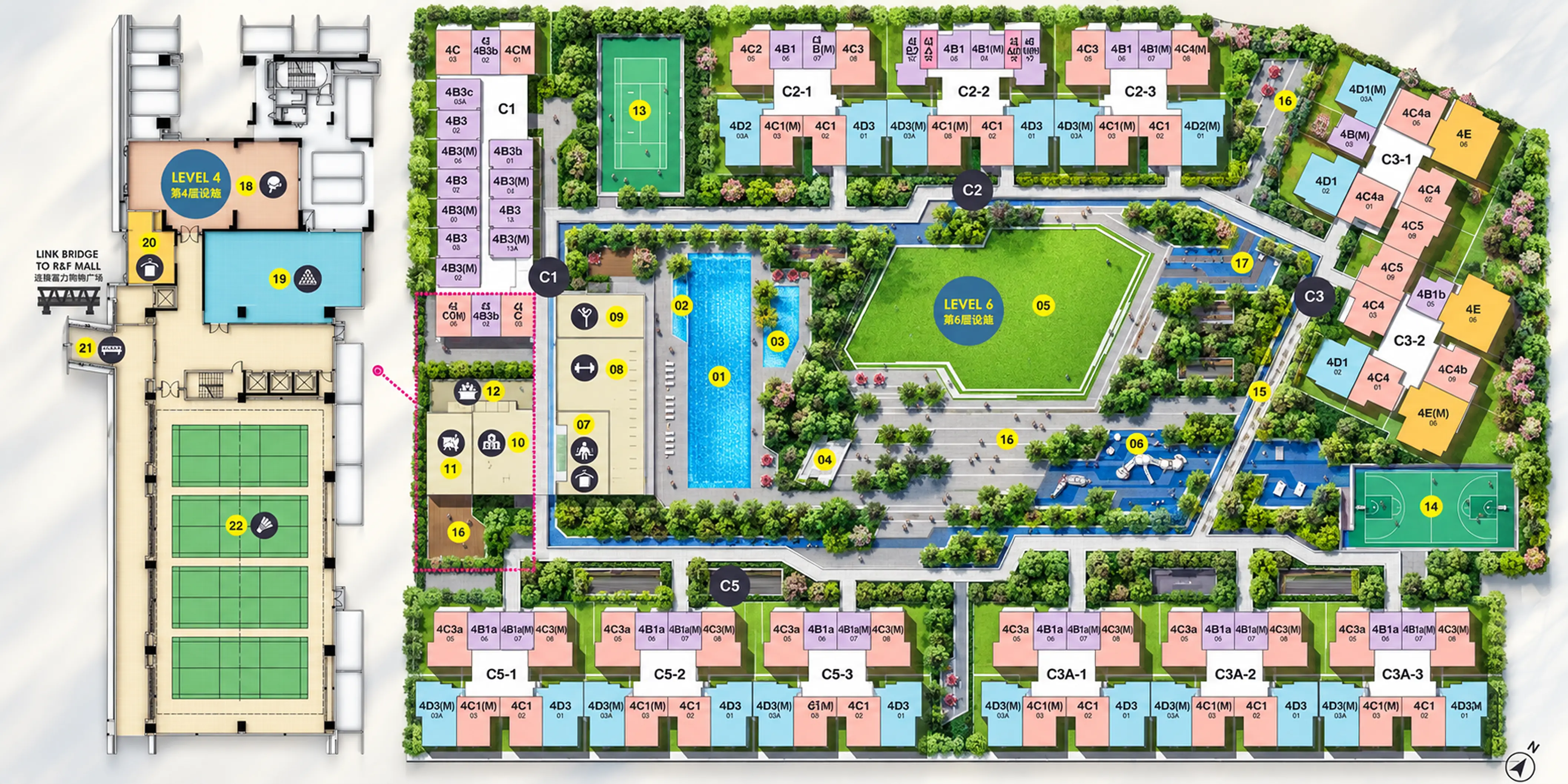R&F Princess Cove Facilities Floor Plan